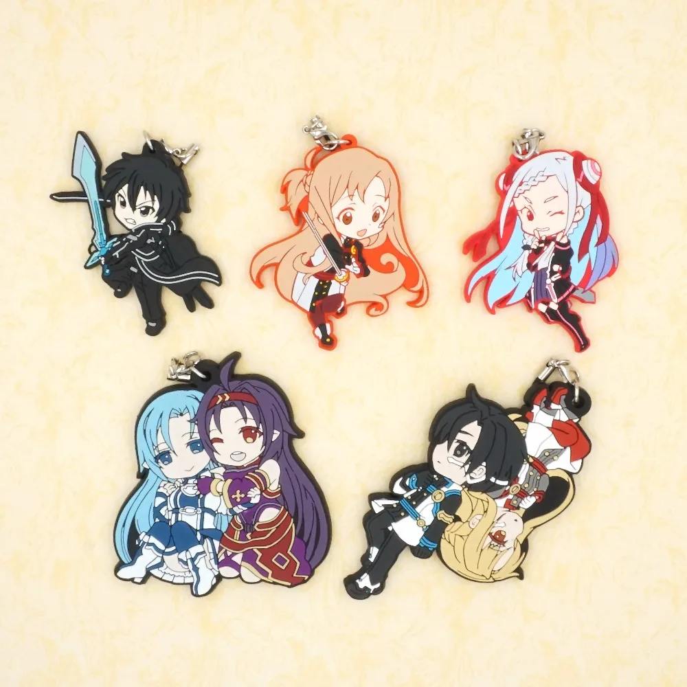 Sword Art Online Movie Ordinal Scale Yuuki Asuna Kirito YUNA Kirigaya Kazuto Konno Yuuki Rubber Keychain
Sword Art Online Movie Ordinal Scale Yuuki Asuna Kirito YUNA Kirigaya Kazuto Konno Yuuki Rubber Keychain