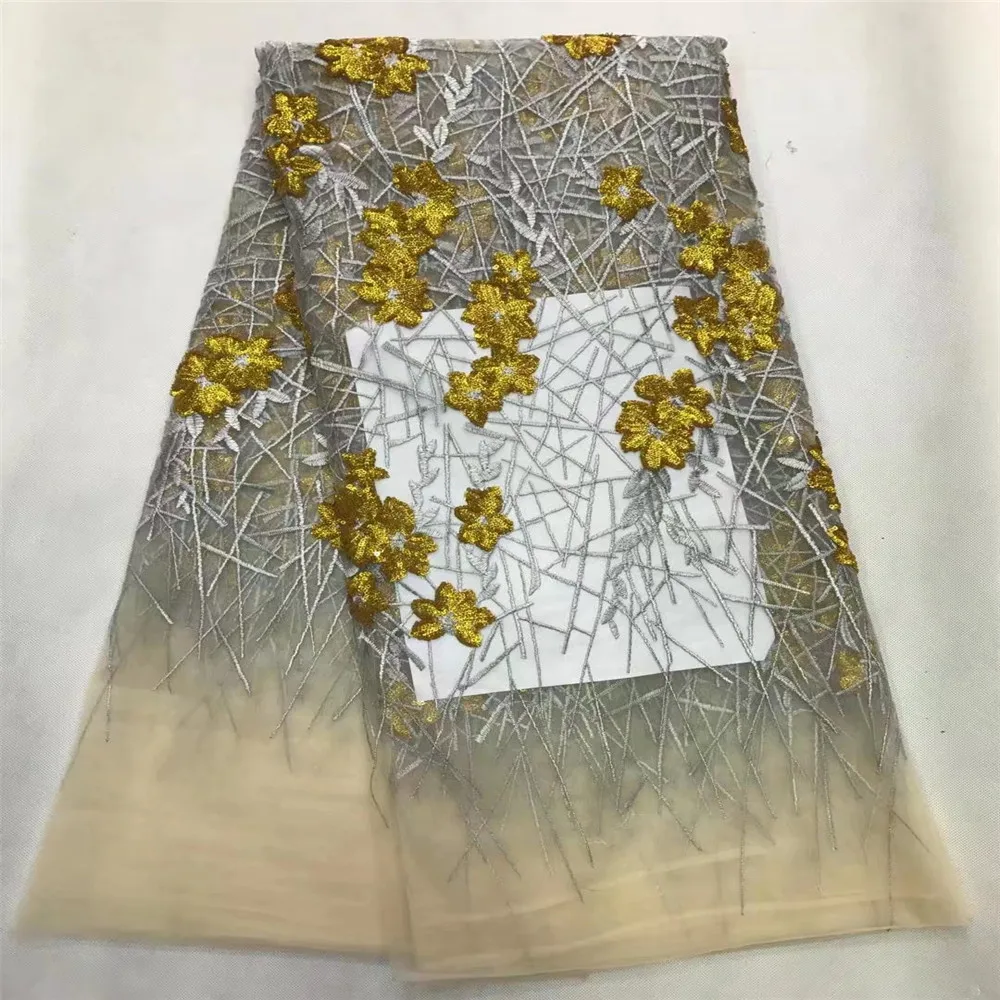 African lace fabric with 3D flower embroidered 2018 Peach Gold Sequins lace fabric high quality 3d lace fabric for wedding B40-1
African lace fabric with 3D flower embroidered 2018 Peach Gold Sequins lace fabric high quality 3d lace fabric for wedding B40-1