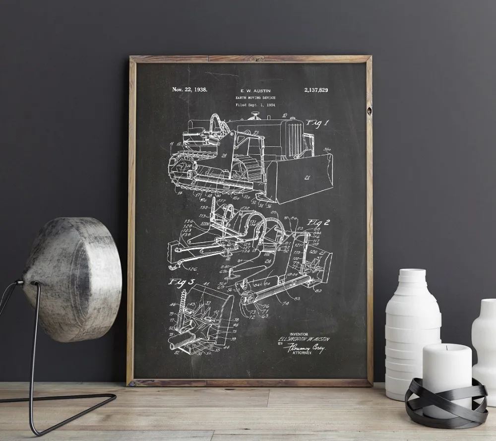 Bulldozer Patent,Construction Vehicle wall art,posters,decor,vintage print,blueprint,gift idea, building industry Decorations
Bulldozer Patent,Construction Vehicle wall art,posters,decor,vintage print,blueprint,gift idea, building industry Decorations