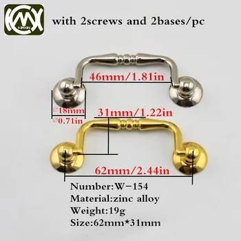 10pc 62*31mm Manufacturer sales zinc alloy handle Furniture Cabinet Kitchen Handles Quality axxurance Free shipping KIMXIN W-154
10pc 62*31mm Manufacturer sales zinc alloy handle Furniture Cabinet Kitchen Handles Quality axxurance Free shipping KIMXIN W-154