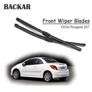 BACKAR Car Rubber Front Windshield Wiper Blade For Peugeot 207 Hatchback Sedan 207 CC 2006-2012 Rain Brushes Accessories
BACKAR Car Rubber Front Windshield Wiper Blade For Peugeot 207 Hatchback Sedan 207 CC 2006-2012 Rain Brushes Accessories