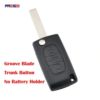 PREISEI 20pcs/lot 3 button Flip Car Remote Key For Peugeot 407 Key Case Replace With Trunk CE0523 No Battery Holder Blade Groove
PREISEI 20pcs/lot 3 button Flip Car Remote Key For Peugeot 407 Key Case Replace With Trunk CE0523 No Battery Holder Blade Groove