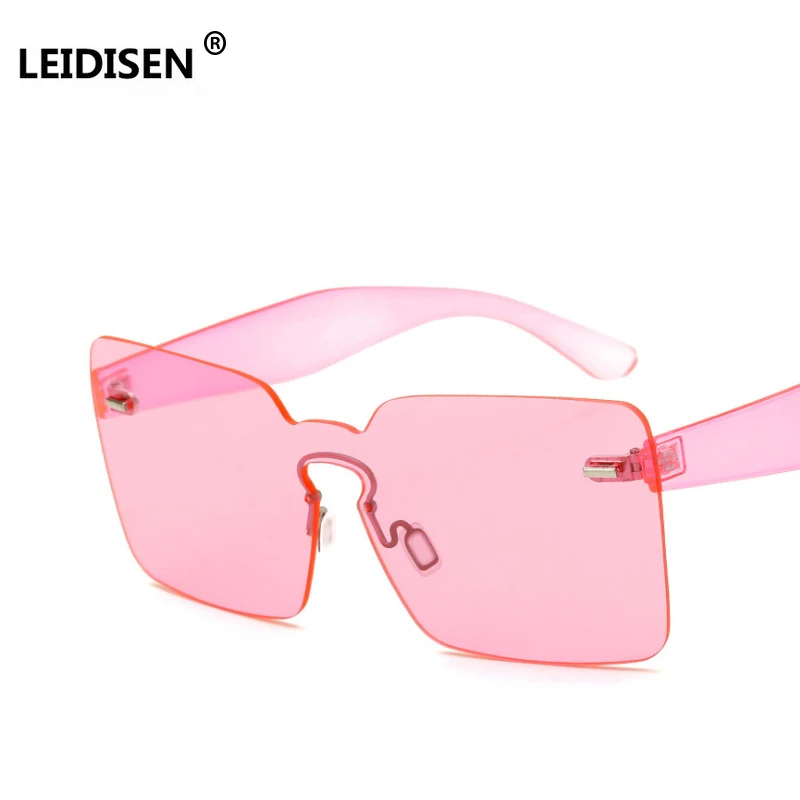 LEIDISEN 2018 Fashion Female Pink Yellow Rimless Sunglasses Women Classic Designer Transparent Square Sun Glasses For Men Shades
LEIDISEN 2018 Fashion Female Pink Yellow Rimless Sunglasses Women Classic Designer Transparent Square Sun Glasses For Men Shades