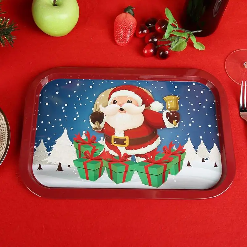 Christmas Pattern Dessert Plate Creative Rectangle Cute Christmas Tin Dish Santa Claus Reindeer Tableware Food Dinner Plate
Christmas Pattern Dessert Plate Creative Rectangle Cute Christmas Tin Dish Santa Claus Reindeer Tableware Food Dinner Plate