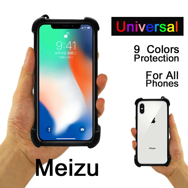 Чехол для Meizu M8 Lite X8 V8 Pro универсальный чехол M5c M5s M6s M6 Note M6T силиконовый m2 m3 M3s mini mx4 pro