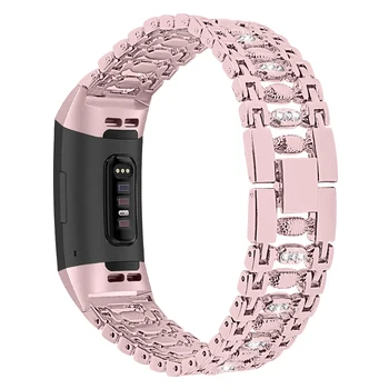2020 For fitbi tcharge3 watch strap women Diamond Band for fitbitand charge3 Watch series Watch bracelet stainless steel strap 
2020 For fitbi tcharge3 watch strap women Diamond Band for fitbitand charge3 Watch series Watch bracelet stainless steel strap