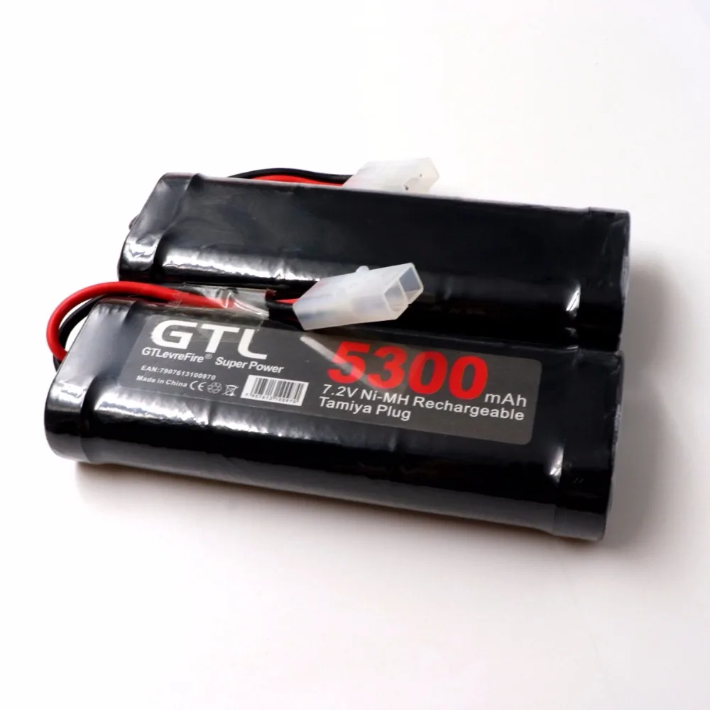 New 5300mAh 7.2v NiMh RC Toy Battery Flat Racing car replacement battery for RC Airplane Helicopter Boat With Tamiya Connectors
New 5300mAh 7.2v NiMh RC Toy Battery Flat Racing car replacement battery for RC Airplane Helicopter Boat With Tamiya Connectors