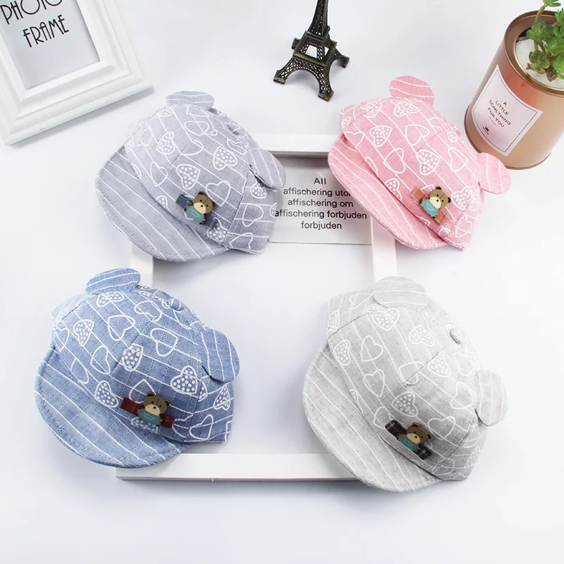 4 colors 2018 New Cute Bear Summer Autumn Baby Letter Caps Baby Boy Girls Baseball Cap Children Hip-Hop Sun Hat
4 colors 2018 New Cute Bear Summer Autumn Baby Letter Caps Baby Boy Girls Baseball Cap Children Hip-Hop Sun Hat