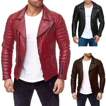 Helisopus Men's Jacket 2020 Autumn Winter New Fashion Slim Cotton Pure Color Faux Leather Jacket Men Coat M-4XL
Helisopus Men's Jacket 2020 Autumn Winter New Fashion Slim Cotton Pure Color Faux Leather Jacket Men Coat M-4XL