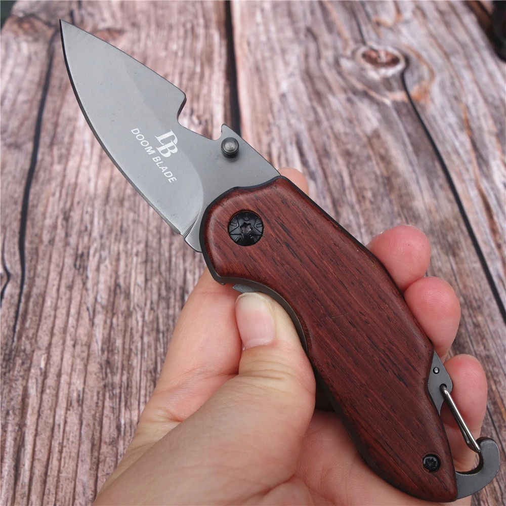 Knives 57HRC Folding Knife 5CR15MOV Blade Wood Handle Outdoor Knives Camping Knifes Hunting Survival Pocket EDC Tools
Knives 57HRC Folding Knife 5CR15MOV Blade Wood Handle Outdoor Knives Camping Knifes Hunting Survival Pocket EDC Tools