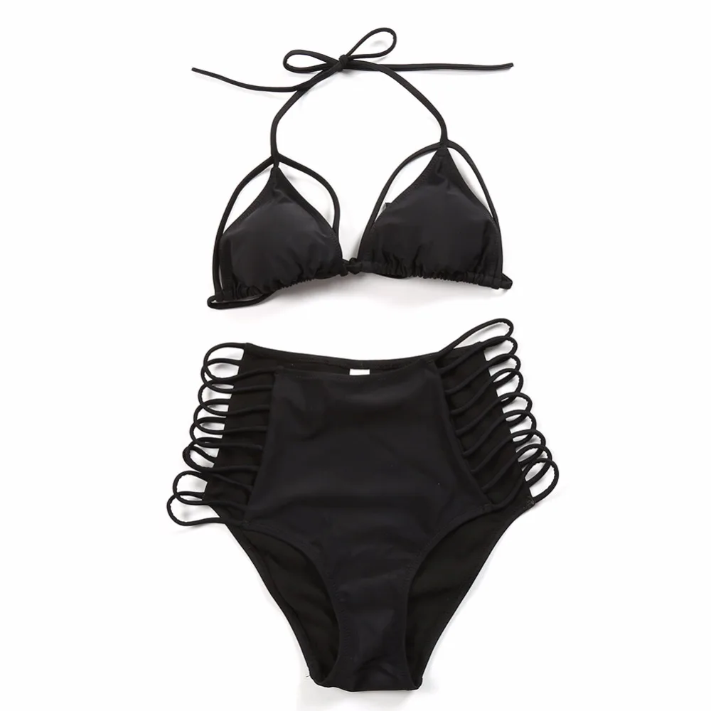2017 New Sexy Bikinis Women Swimsuit Push Up Swimwear Bandage Out Bikini Set Halter Beach Bathing Suits Swim Wear 37