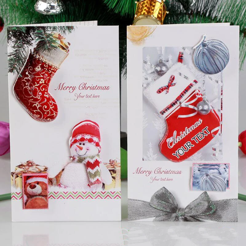 8 Pcs/lot Christmas Element Handmade Three-dimensional Christmas Card Merry Christmas Paper Greeting Cards Christmas Gifts
8 Pcs/lot Christmas Element Handmade Three-dimensional Christmas Card Merry Christmas Paper Greeting Cards Christmas Gifts