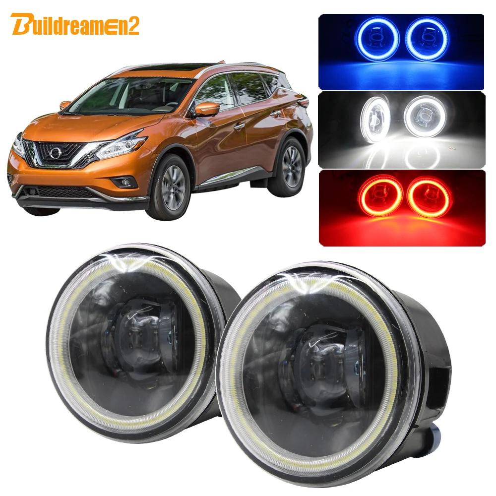 Buildreamen2 Car H11 4000LM LED Bulb Fog Light Kit Lens Angel Eye DRL Daytime Running Light 12V For Nissan Murano Z51 2007-2014
Buildreamen2 Car H11 4000LM LED Bulb Fog Light Kit Lens Angel Eye DRL Daytime Running Light 12V For Nissan Murano Z51 2007-2014