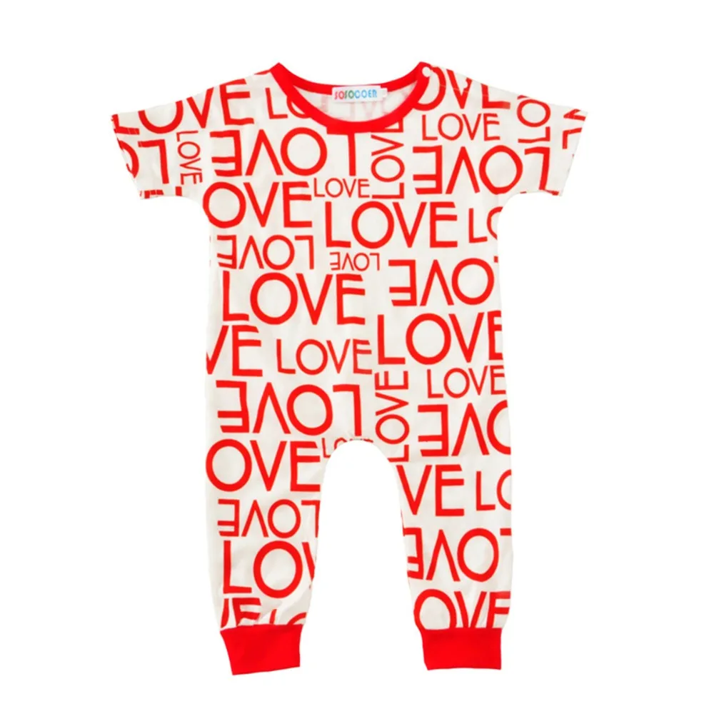 Newborn Baby Clothes One-Pieces Rompers for Baby Boy Girl Valentine's Day LOVE Letter Print Casual Romper Cute Baby Clothing
Newborn Baby Clothes One-Pieces Rompers for Baby Boy Girl Valentine's Day LOVE Letter Print Casual Romper Cute Baby Clothing