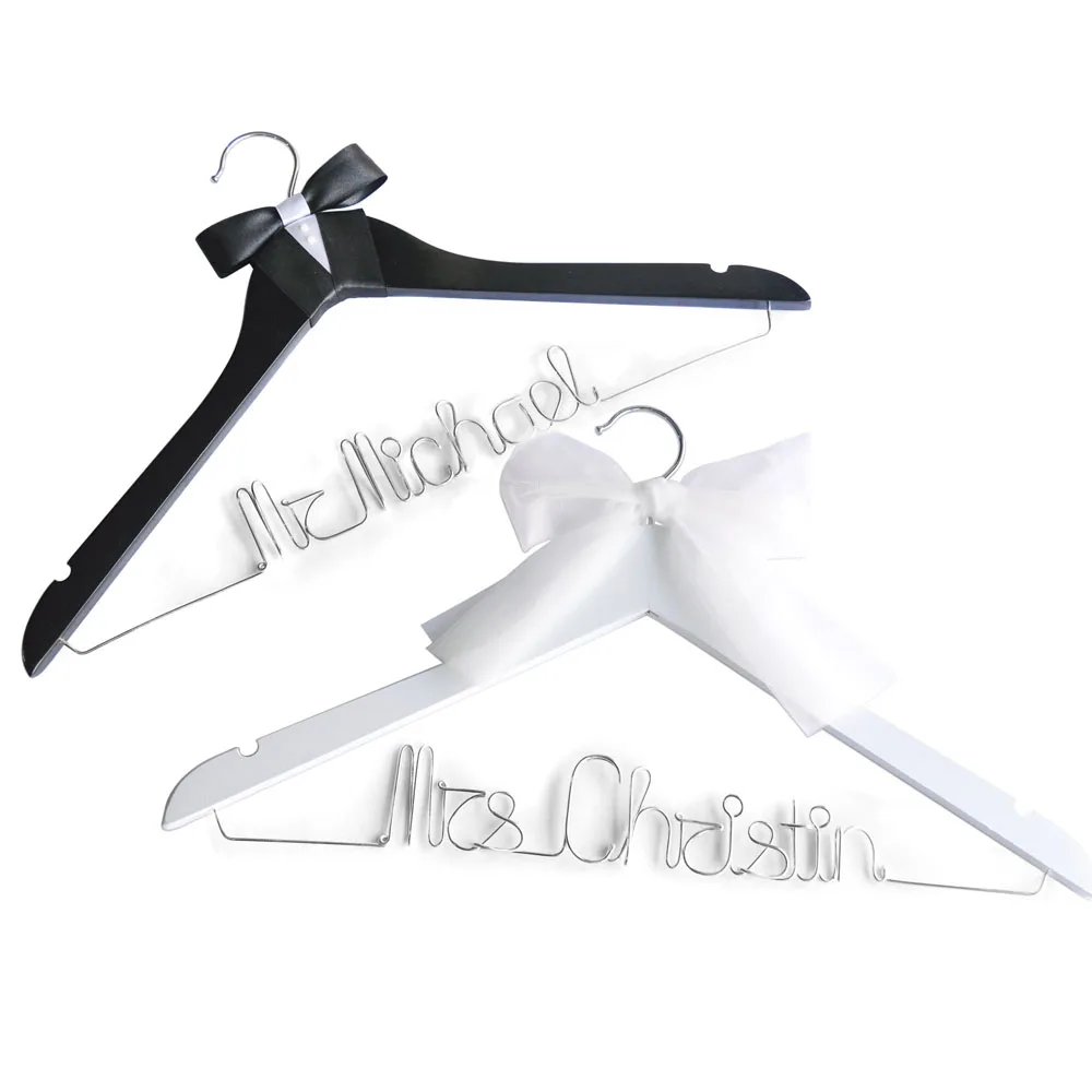 Personalized Wedding Hanger Bridal Dress Hanger Bride and Groom Name Hanger Set, Wedding Gift Bridal Shower Gift
Personalized Wedding Hanger Bridal Dress Hanger Bride and Groom Name Hanger Set, Wedding Gift Bridal Shower Gift