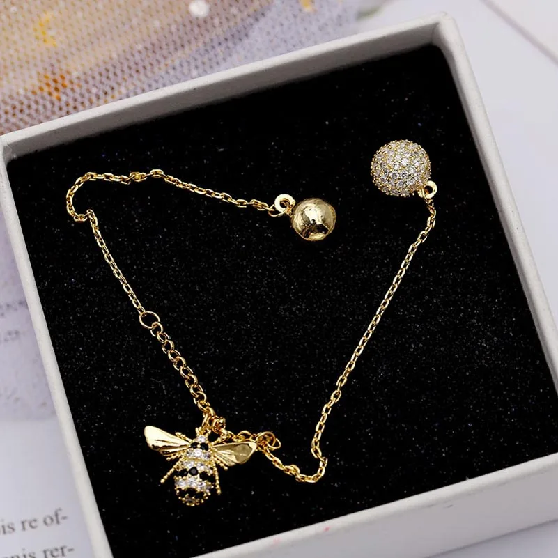 Red Trees High Quality Fashion Jewelry Wholesale Cute Bee Bracelet For Women New Year Gift Drop Shipping With Box
Red Trees High Quality Fashion Jewelry Wholesale Cute Bee Bracelet For Women New Year Gift Drop Shipping With Box