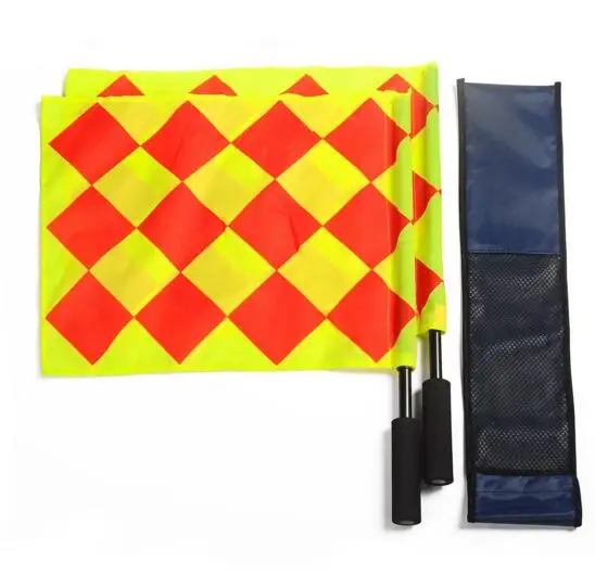 wholesale 5sets/lot Soccer Referee Flag Judge Sideline Sports Match Football Linesman Flags with Bag Referee Equipment
wholesale 5sets/lot Soccer Referee Flag Judge Sideline Sports Match Football Linesman Flags with Bag Referee Equipment