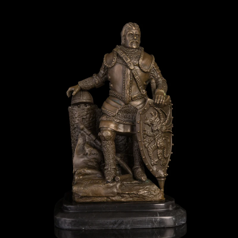 Arts Crafts Copper Top Model villa Laocoon Bronze Sculpture Soldier with shield statues National protection army souvenirs
Arts Crafts Copper Top Model villa Laocoon Bronze Sculpture Soldier with shield statues National protection army souvenirs