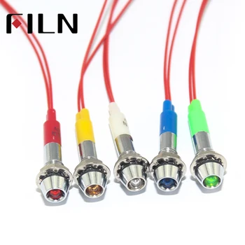 6mm panel lamp red yellow blue green white 12v 220v 24v led warning metal indicator light with 20cm cable
6mm panel lamp red yellow blue green white 12v 220v 24v led warning metal indicator light with 20cm cable