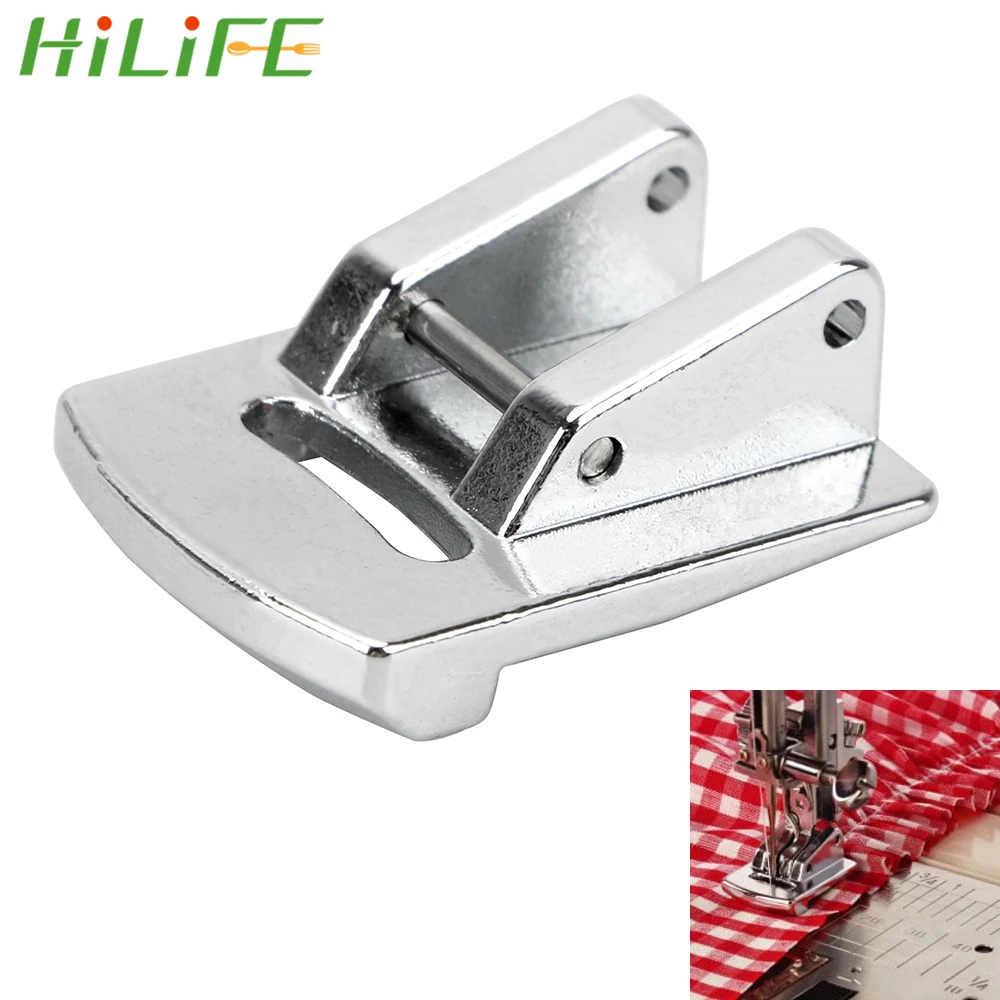 HILIFE 1 Piece Rolled Hem Curling Single Pin Pleat Presser Foot For Sewing Machine Silver Hot Sale Sewing Machine Accessories
HILIFE 1 Piece Rolled Hem Curling Single Pin Pleat Presser Foot For Sewing Machine Silver Hot Sale Sewing Machine Accessories