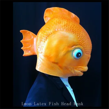 Hotsale Lifelike Red Gold Fish Mask For Halloween Christmas Costume Theater Prop Novelty Latex Rubber Mask Animal Full Head Mask
Hotsale Lifelike Red Gold Fish Mask For Halloween Christmas Costume Theater Prop Novelty Latex Rubber Mask Animal Full Head Mask