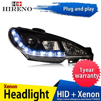 Hireno Headlamp for 2004-2008 Peugeot 206 Headlight Headlight Assembly LED DRL Angel Lens Double Beam HID Xenon 2pcs
Hireno Headlamp for 2004-2008 Peugeot 206 Headlight Headlight Assembly LED DRL Angel Lens Double Beam HID Xenon 2pcs