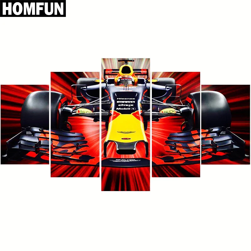 HOMFUN 5pcs Full Square/Round Drill 5D DIY Diamond Painting "Racing car" Multi-picture Combination Embroidery 5D Home Decor
HOMFUN 5pcs Full Square/Round Drill 5D DIY Diamond Painting "Racing car" Multi-picture Combination Embroidery 5D Home Decor