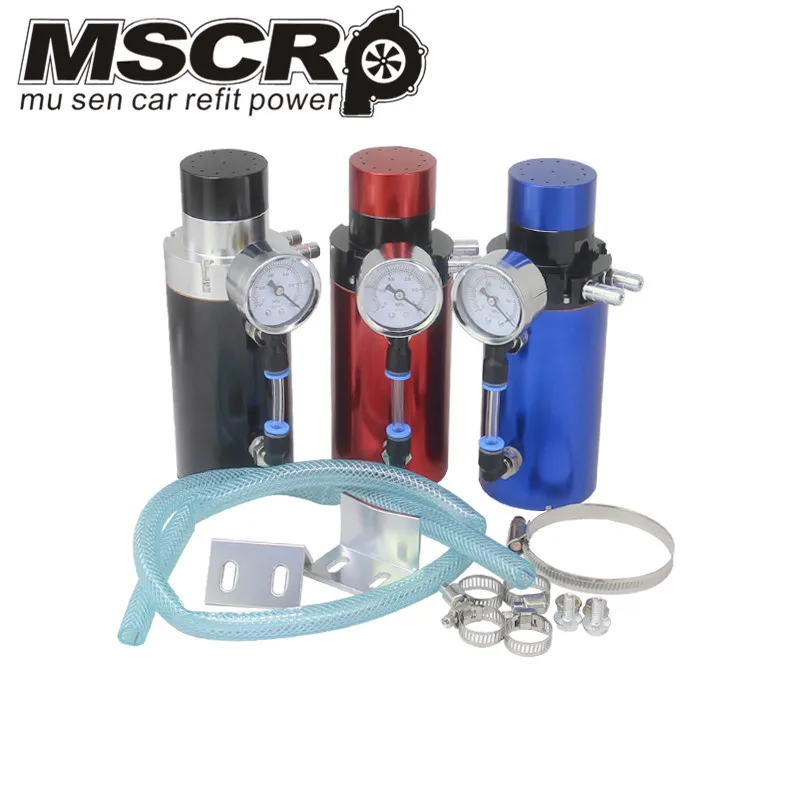 ALUMINUM ENGINE 9MM fittings OIL CATCH RESERVOIR BREATHER TANK/CAN+VACUUM PRESSURE GAUGE /Oil Catch Tank/Oil Catch can
ALUMINUM ENGINE 9MM fittings OIL CATCH RESERVOIR BREATHER TANK/CAN+VACUUM PRESSURE GAUGE /Oil Catch Tank/Oil Catch can