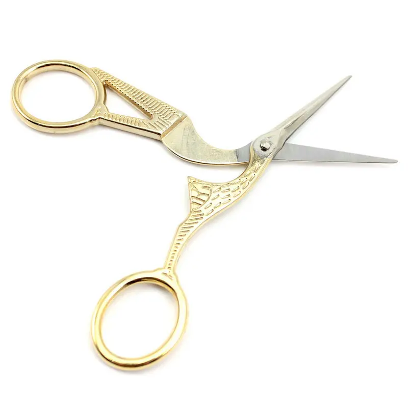 1pc Gold/Silver Color Beautiful Steel Heron Bird Shaped Cutting Cloth Scissor Supply 11.5cm
1pc Gold/Silver Color Beautiful Steel Heron Bird Shaped Cutting Cloth Scissor Supply 11.5cm