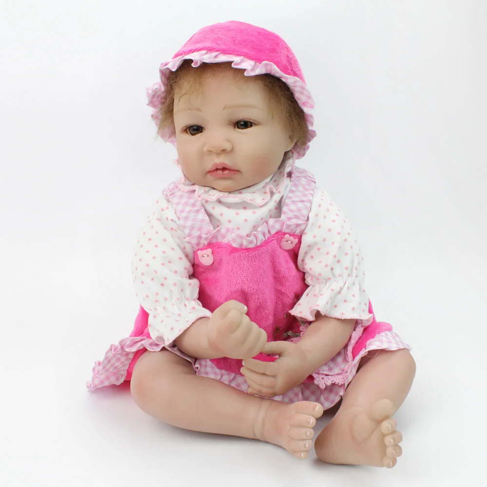 Bebes reborn soft vinyl silicone reborn baby dolls 22" 55cm girl newborn baby dolls for children gift toys
Bebes reborn soft vinyl silicone reborn baby dolls 22" 55cm girl newborn baby dolls for children gift toys