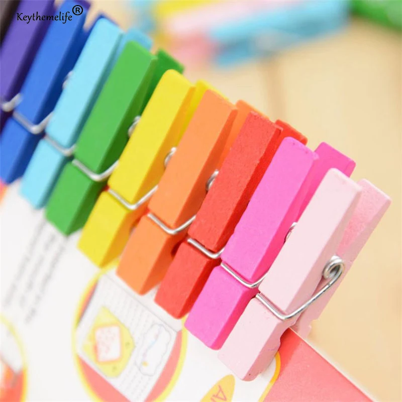 Mixed color 50PCS Mini Wooden Craft Clips Peg Pin Clothespin Decor for Photo Paper Clothes 25mm 35mm 45mm
Mixed color 50PCS Mini Wooden Craft Clips Peg Pin Clothespin Decor for Photo Paper Clothes 25mm 35mm 45mm