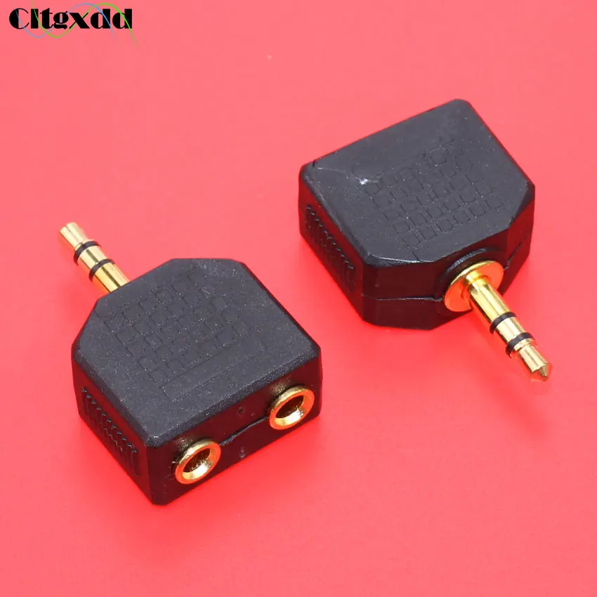 cltgxdd Gold plated 3.5mm 3pole Male plug to Female jack 3.5 Audio Adapter Headphone Splitter 1 to 2 Stereo Dual Track earphone
cltgxdd Gold plated 3.5mm 3pole Male plug to Female jack 3.5 Audio Adapter Headphone Splitter 1 to 2 Stereo Dual Track earphone