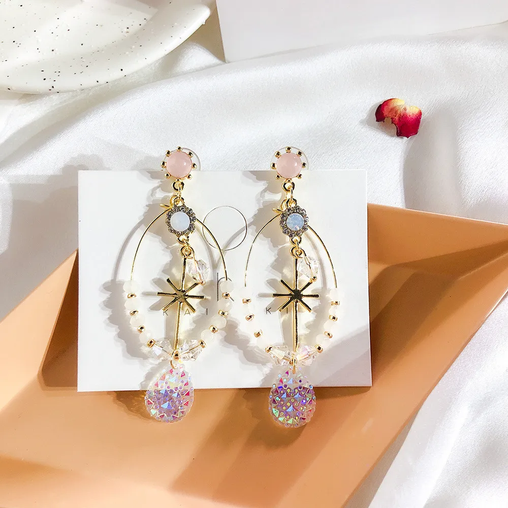 Dominated The new snow water crystal earrings contracted style restoring ancient ways multicolor metal Women Drop earrings
Dominated The new snow water crystal earrings contracted style restoring ancient ways multicolor metal Women Drop earrings