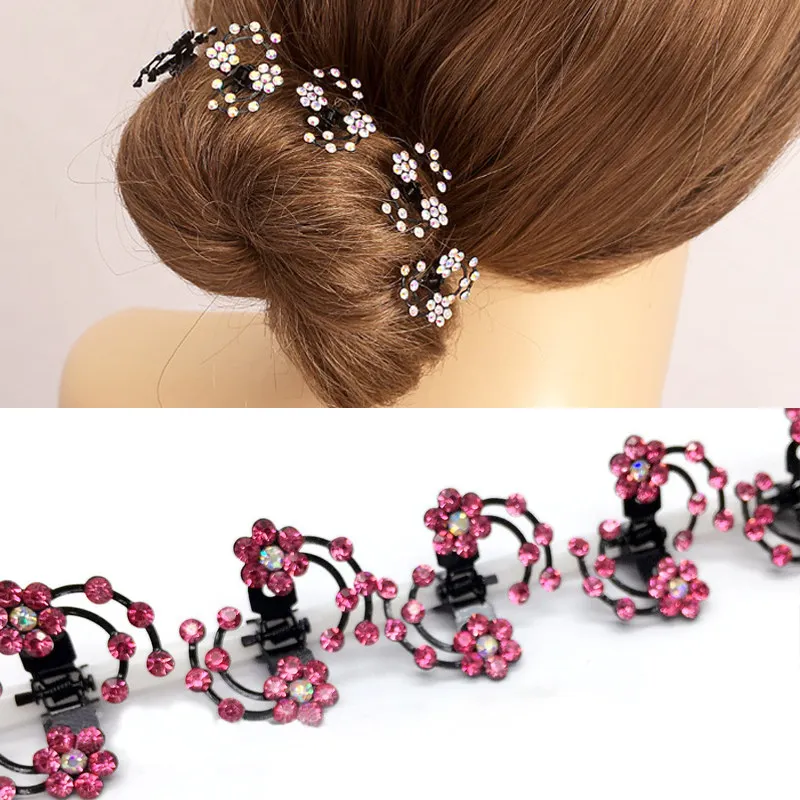 Fashion 6 Pcs/Set Rhinestone Flower Women Hair Clips Hair Claws Bridal Jewelry Headwear Hair Accessories
Fashion 6 Pcs/Set Rhinestone Flower Women Hair Clips Hair Claws Bridal Jewelry Headwear Hair Accessories