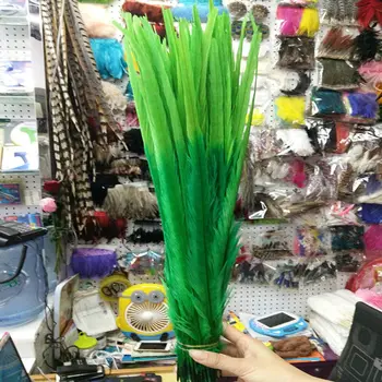 Beautiful 100pcs/lot grass green and fruit green double color 16-18inches / 40-45cm pheasant feather multi-purpose decoration
Beautiful 100pcs/lot grass green and fruit green double color 16-18inches / 40-45cm pheasant feather multi-purpose decoration