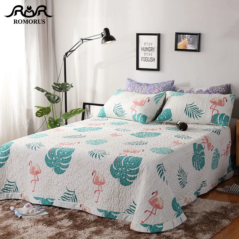 3-Pieces/Set Quilted Bedspread 100% Cotton 245*260CM Blanket Fashion Green Leaves Flamingo Printed Bedspreads Bohemian Bed Cover
3-Pieces/Set Quilted Bedspread 100% Cotton 245*260CM Blanket Fashion Green Leaves Flamingo Printed Bedspreads Bohemian Bed Cover