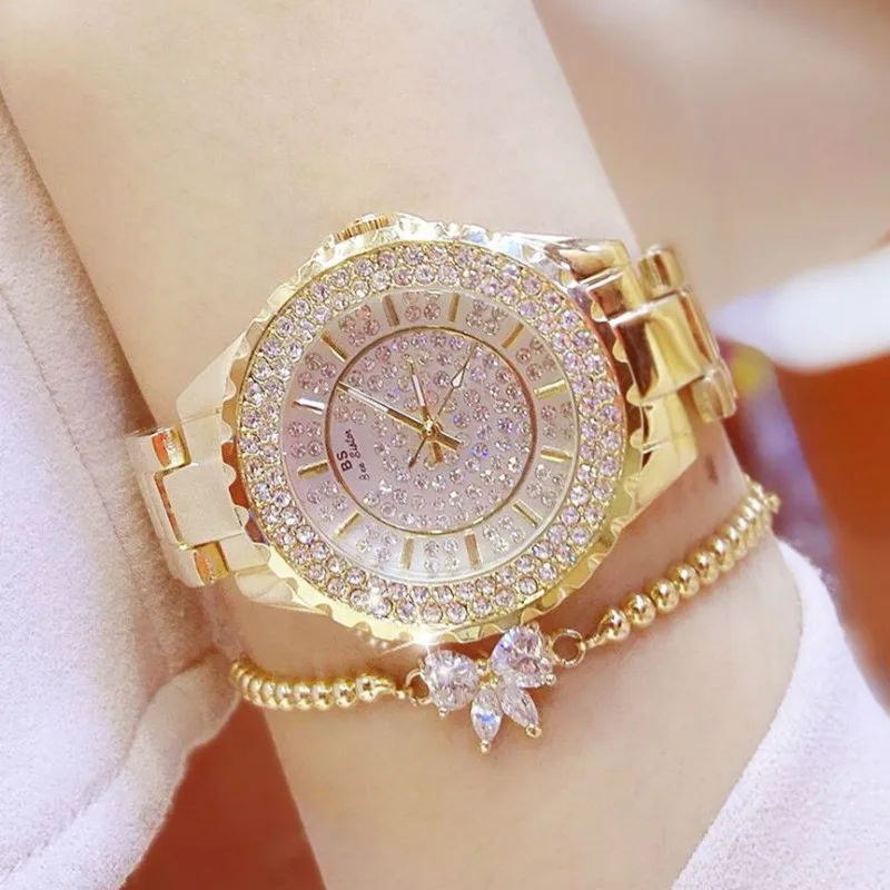 BS bee sister Brand Women Watches Luxury Ladies Stainless Steel Watch Woman Rhinestone Wristwatches Crystal Starlight Gift Watch
BS bee sister Brand Women Watches Luxury Ladies Stainless Steel Watch Woman Rhinestone Wristwatches Crystal Starlight Gift Watch