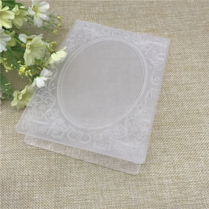 Oval DIY Plastic Embossing Folders for DIY Scrapbooking Paper Craft/Card Making Decoration Supplies
Oval DIY Plastic Embossing Folders for DIY Scrapbooking Paper Craft/Card Making Decoration Supplies