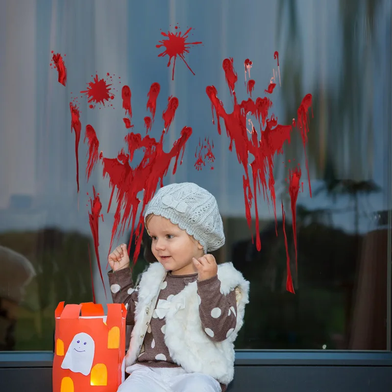 3D Horror Halloween Props Bloody Zombie Sticker Scary Theme Full of Blood Footprint/Handprint for Car Home Window Decoration
3D Horror Halloween Props Bloody Zombie Sticker Scary Theme Full of Blood Footprint/Handprint for Car Home Window Decoration