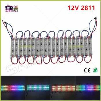 free shipping 20pcs/lot T7515 DC12V 3leds 5050 RGB WS2811IC Individually Addressable Full color Waterproof IP68 LED Module Light
free shipping 20pcs/lot T7515 DC12V 3leds 5050 RGB WS2811IC Individually Addressable Full color Waterproof IP68 LED Module Light