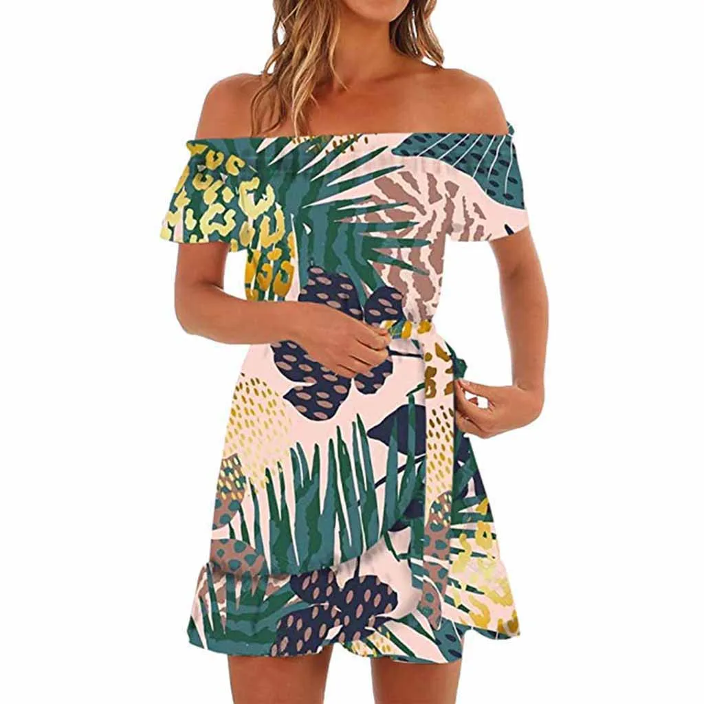 JAYCOSIN 2019 New Summer Women Dress Sexy Hawaiian Off The Shoulder Slash Neck Sashes Floral Short Sleeve Beach Sundress 9032045
JAYCOSIN 2019 New Summer Women Dress Sexy Hawaiian Off The Shoulder Slash Neck Sashes Floral Short Sleeve Beach Sundress 9032045