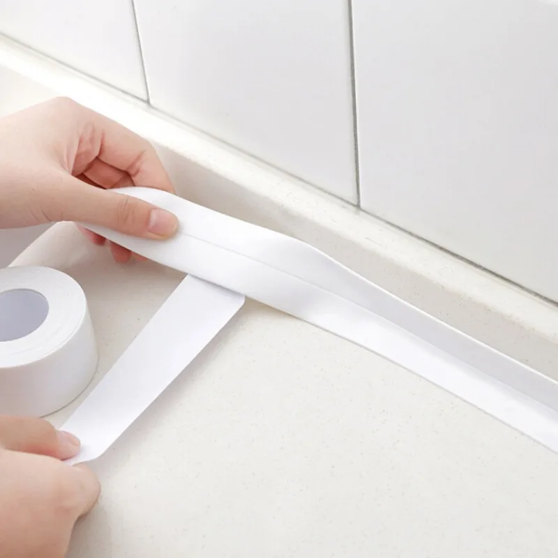 Pvc Waterproof Mildew Proofing Adhesive Tape Kitchen Bathroom Sink Joint Crevice Sticker Bathroom Corner Line Sticking Strip
Pvc Waterproof Mildew Proofing Adhesive Tape Kitchen Bathroom Sink Joint Crevice Sticker Bathroom Corner Line Sticking Strip