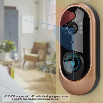 1080P HD Smart Wireless WIFI Video Doorbell Home Security PIR Camera Door Phone Bell High Quality
1080P HD Smart Wireless WIFI Video Doorbell Home Security PIR Camera Door Phone Bell High Quality