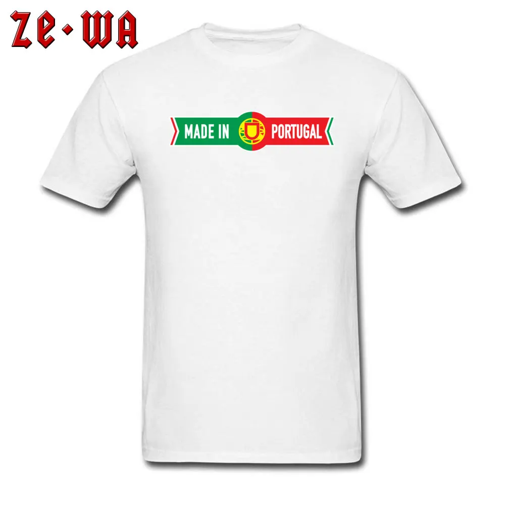 Made in Portugal Summer Fall 100% Cotton Fabric Crewneck Tops & Tees Short Sleeve Summer Tshirts Wholesale Summer T-shirts Made in Portugal white