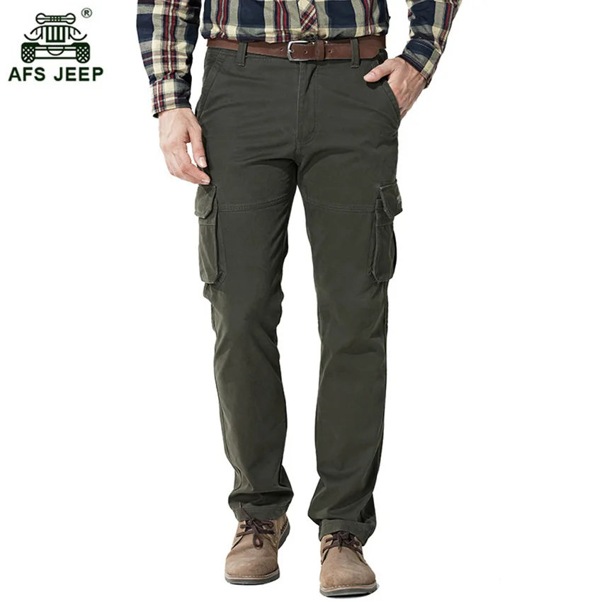 AFS JEEP Men's Cargo Pants New Designer Solid Straight Trousers Multi-pockets Cargo Pants Pantalon Homme Free Shipping 89wy
AFS JEEP Men's Cargo Pants New Designer Solid Straight Trousers Multi-pockets Cargo Pants Pantalon Homme Free Shipping 89wy