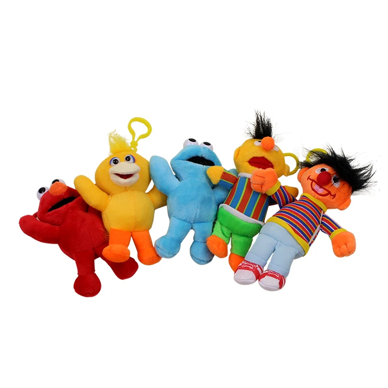 13cm 5 Styles Sesame Street Elmo Cookie Big Bird Ernie Bert Plush Keychain Toys Stuffed Doll Free Shipping
13cm 5 Styles Sesame Street Elmo Cookie Big Bird Ernie Bert Plush Keychain Toys Stuffed Doll Free Shipping