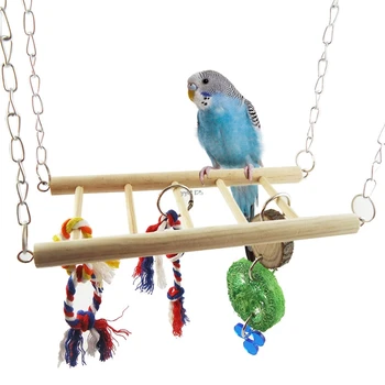 Small Birds Pet Toys Accessories Wooden Budgie Cockatiel Cage Hamster Hammock Climbing Ladder Swing Toys Parrot Mar
Small Birds Pet Toys Accessories Wooden Budgie Cockatiel Cage Hamster Hammock Climbing Ladder Swing Toys Parrot Mar