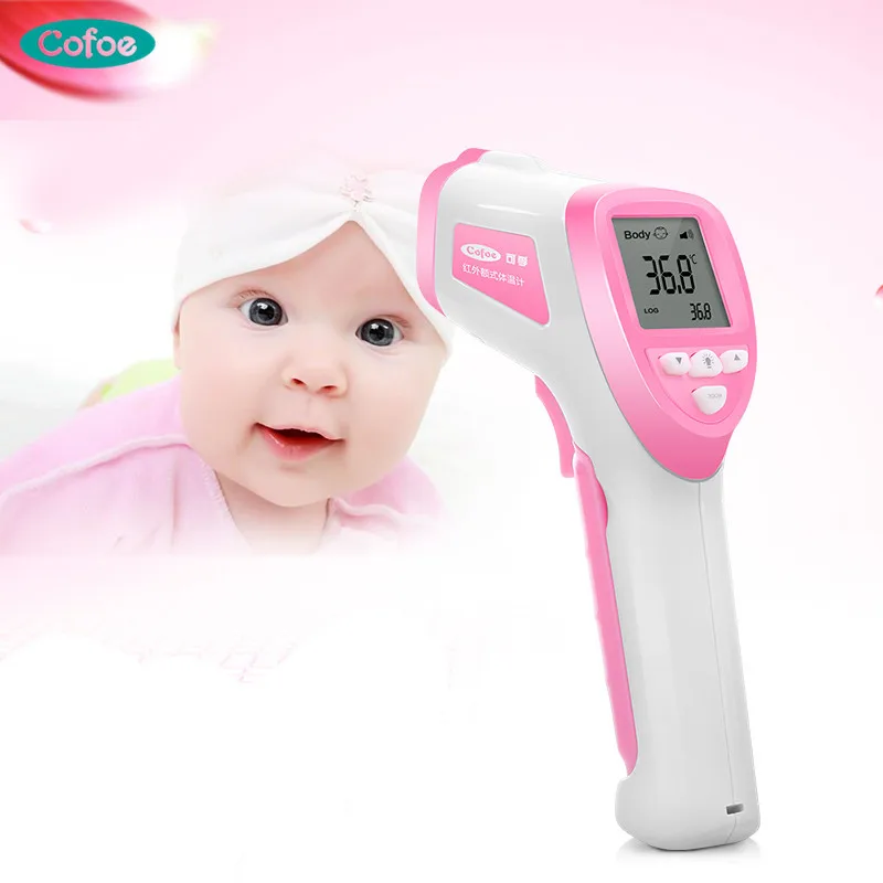 

Cofoe Infrared Electronic Baby Thermometer Digital Non-contact Forehead Medical Body Temperature Measurement Device