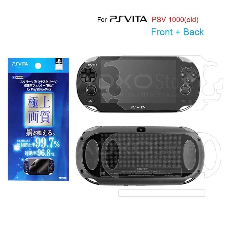 2Pcs Front+Back HD Clear Protective Film Surface Guard Cover for Sony PSV2000 Psvita PS Vita PSV 1000 LCD Screen Protector+Wiper
2Pcs Front+Back HD Clear Protective Film Surface Guard Cover for Sony PSV2000 Psvita PS Vita PSV 1000 LCD Screen Protector+Wiper