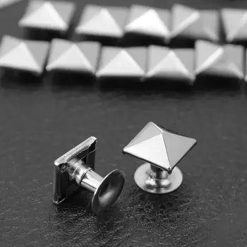 100x Punk Rock Pyramid Rivet Studs Belt Bag Shoe Decoration Craft DIY 9*9mm Clothes Sewing Jewelry Bracelet Accessories Set Nail
100x Punk Rock Pyramid Rivet Studs Belt Bag Shoe Decoration Craft DIY 9*9mm Clothes Sewing Jewelry Bracelet Accessories Set Nail